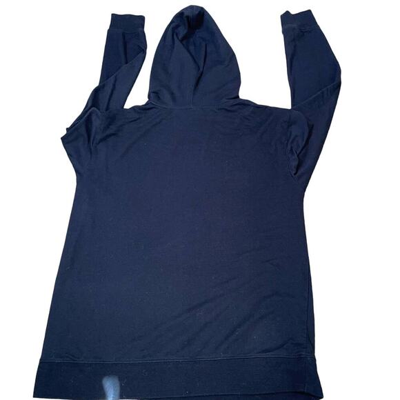 SnowBound brand pull over hoodie black bear logo drawstring hood SZ M - Picture 9 of 9